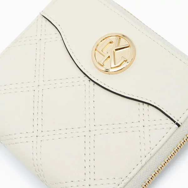 Ví Lyn Harper Zip Short Handbags LL22CWF061 Màu Trắng