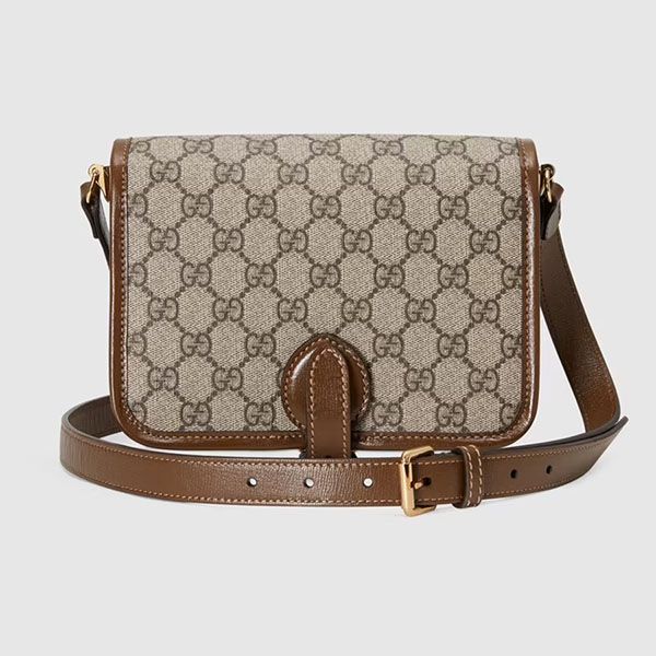 Túi Đeo Chéo Gucci Mini Shoulder Bag With Interlocking G 671620 92TCG 8563 Màu Nâu - 3