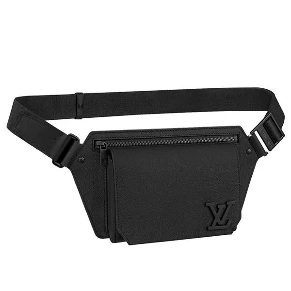 Túi Đeo Hông Nam Louis Vuitton LV Sling Bumbag M57081 Màu Đen - 1