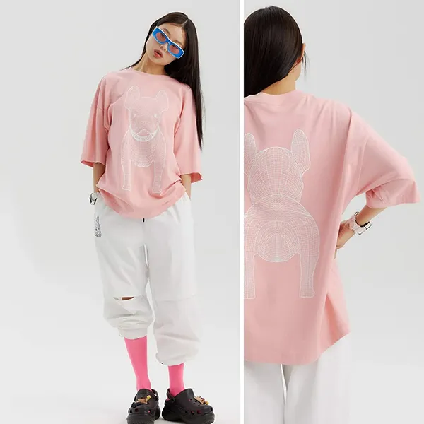 Áo Phông LifeWork Big Logo Basic Pink Tshirt LW225TS990 Màu Hồng Size S - Thời trang - Vua Hàng Hiệu