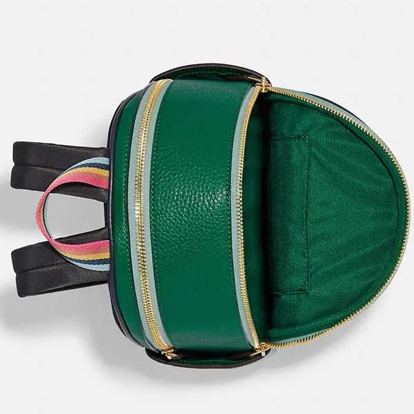 Balo Coach Mini Court Backpack With Radish Màu Xanh Green
