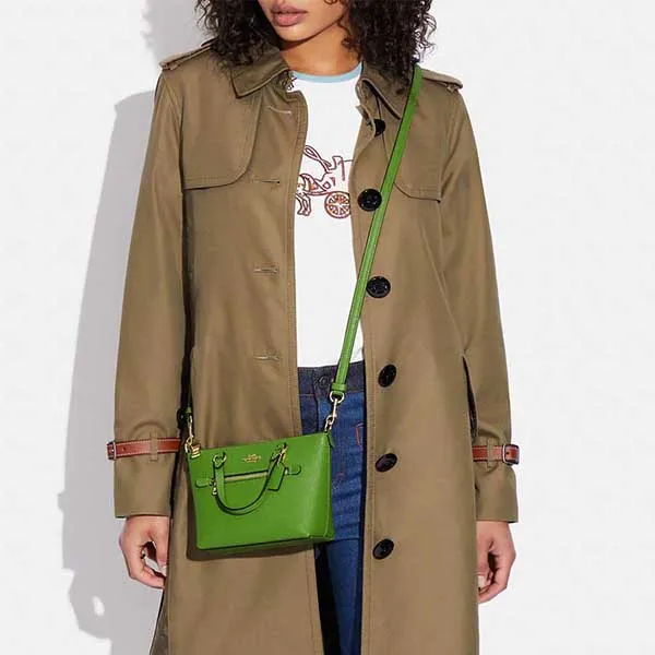 Túi Xách Coach Mini Gallery Crossbody Màu Xanh Green - Túi xách - Vua Hàng Hiệu