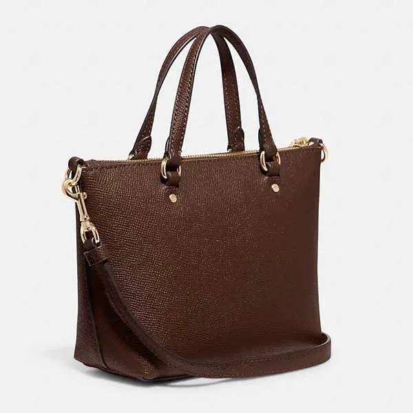 Túi Xách Coach Mini Gallery Crossbody Màu Nâu