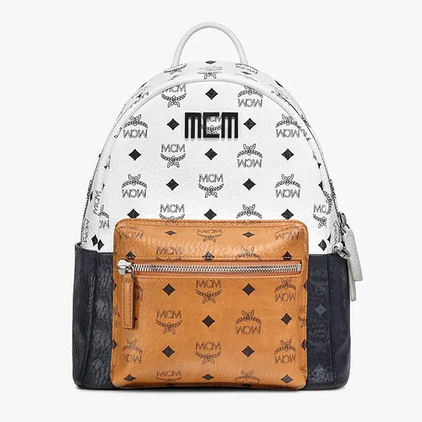 Balo MCM Stark Backpack in Visetos Mix Phối Màu Size 32cm - Túi xách - Vua Hàng Hiệu