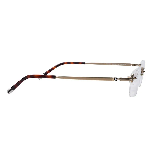 Kính Mắt Cận Nam Montblanc MB0132O 003 54-19 Màu Vàng Nâu