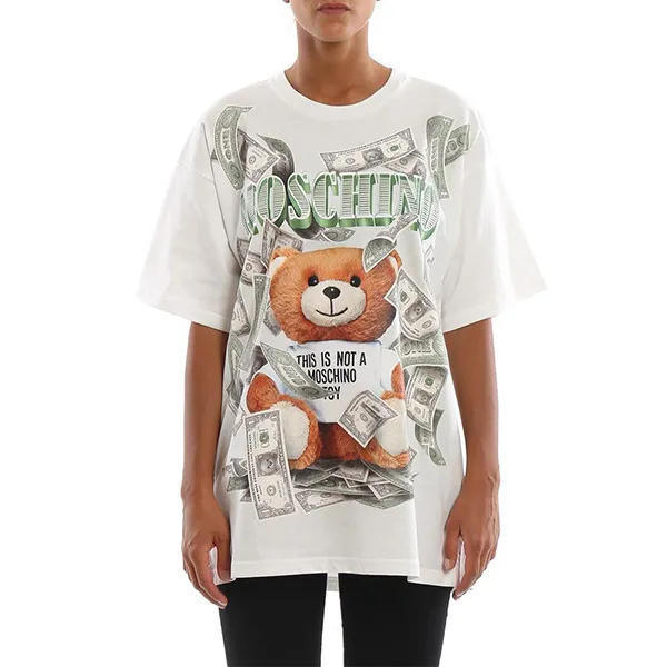 Áo Phông Moschino Women T-Shirts DA0701-5440 Màu Trắng