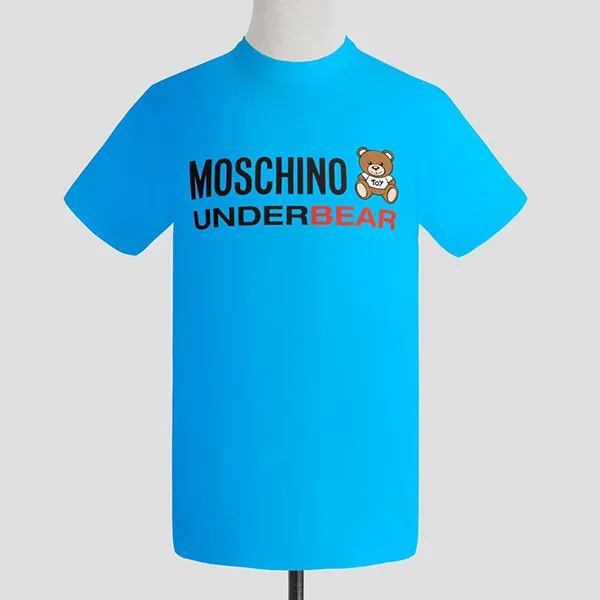 Áo Phông Moschino Underbear 2011 T191481030315 Màu Xanh Blue
