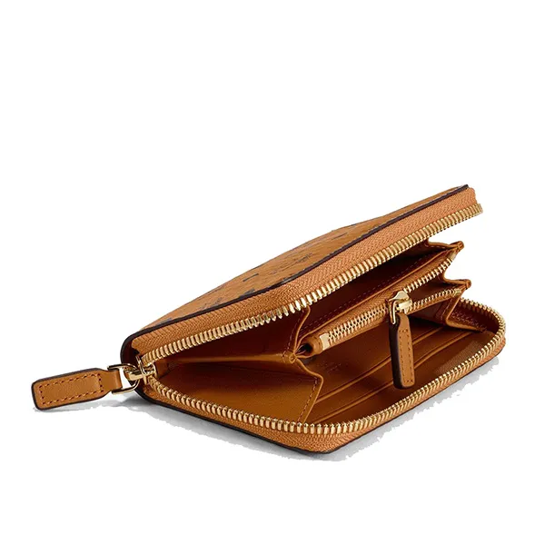Ví MCM Zip Wallet in Visetos Original Màu Nâu - Túi xách - Vua Hàng Hiệu