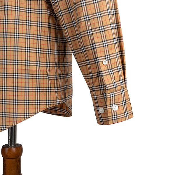 Áo Sơ Mi Burberry Signature Vintage Ip Check Long Sleeve Shirt 8004263 Màu Nâu Nhạt - 4