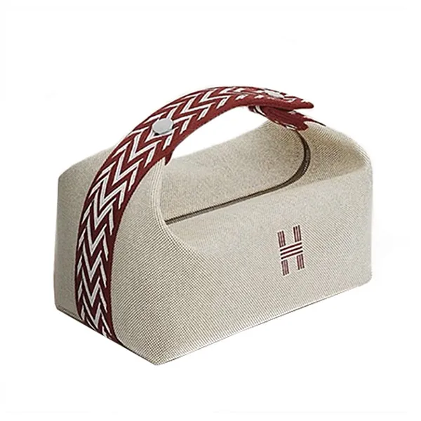 Túi Cầm Tay Nữ Hermès Bride A Brac Case Size PM Màu Trắng Xám - Túi xách - Vua Hàng Hiệu