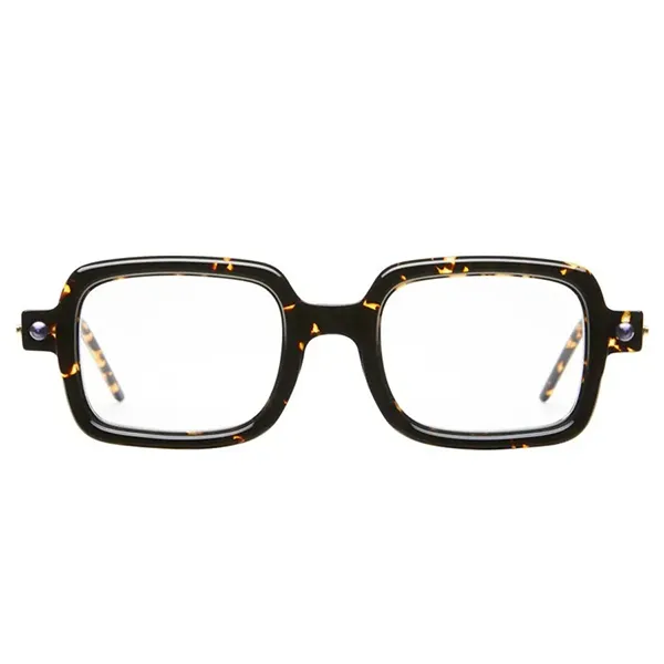 Kính Mắt Cận Kuboraum P2 Dark Tortoise Màu Đen Vàng