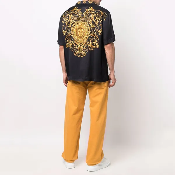 Áo Sơ Mi Versace Jeans Couture Camicia 72GAL2BB NS097 G89 Màu Đen