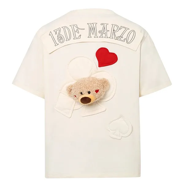 Áo Phông 13 De Marzo DMZ464 TS038 Màu Kem