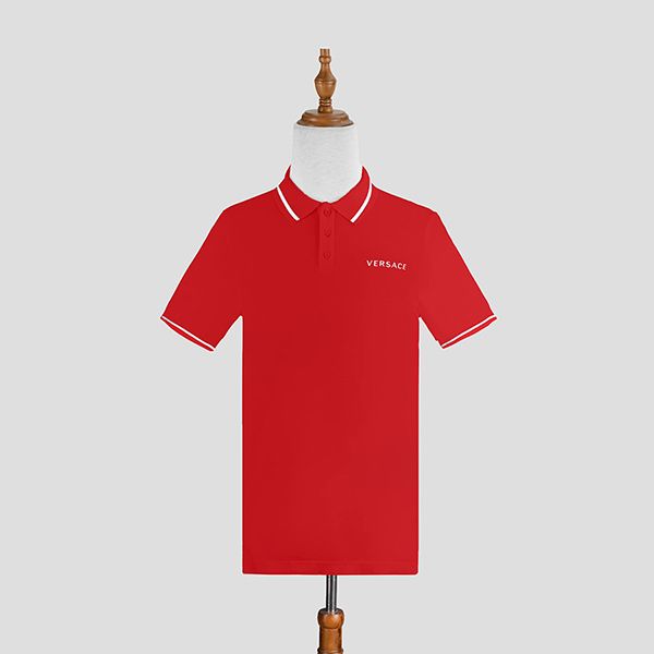 Áo Polo Versace T-shirts A83397S A231377 Red Màu Đỏ Size M - 1
