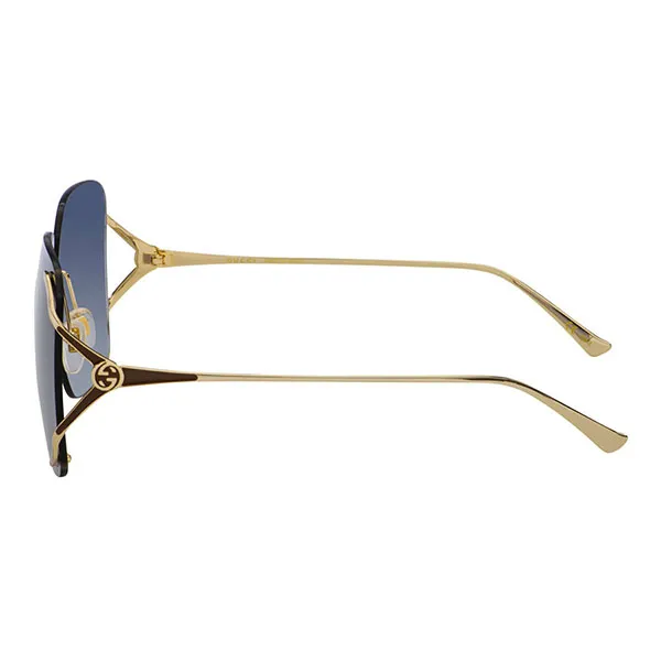 Kính Mát Gucci Fashion Women's Sunglasses GG0646S-001 Màu Xám Vàng