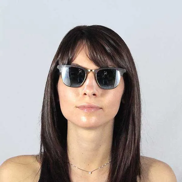 Kính Mát Rayban Clubmaster Tortoise Matte Flash Lenses RB3016 1145 30 51-21 Màu Xám - Kính mắt - Vua Hàng Hiệu
