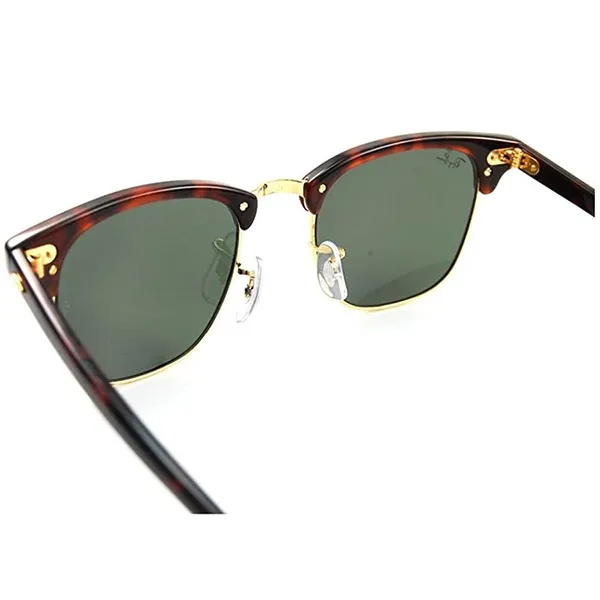 Kính Mát Rayban Clubmaster Anteojos De Sol Arista Oro RB3016 W0366 51-21 Màu Xanh Green