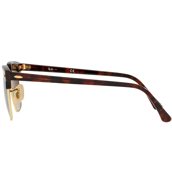 Kính Mát Rayban Clubmaster Flash Lenses Gradient S-Ray RB3016 990 9J 51-21 Màu Nâu Xám