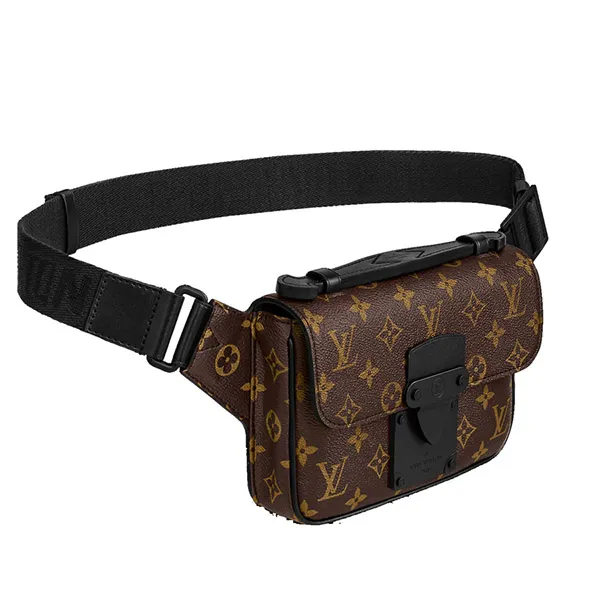 Túi Đeo Hông Nam Louis Vuitton LV S Lock Sling Bag Monogram M45807 Màu Nâu - Túi xách - Vua Hàng Hiệu