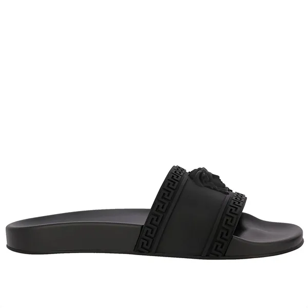 Dép Versace Medusa Pool Slide DSU5883 DGO9G D41 Màu Đen Size 40