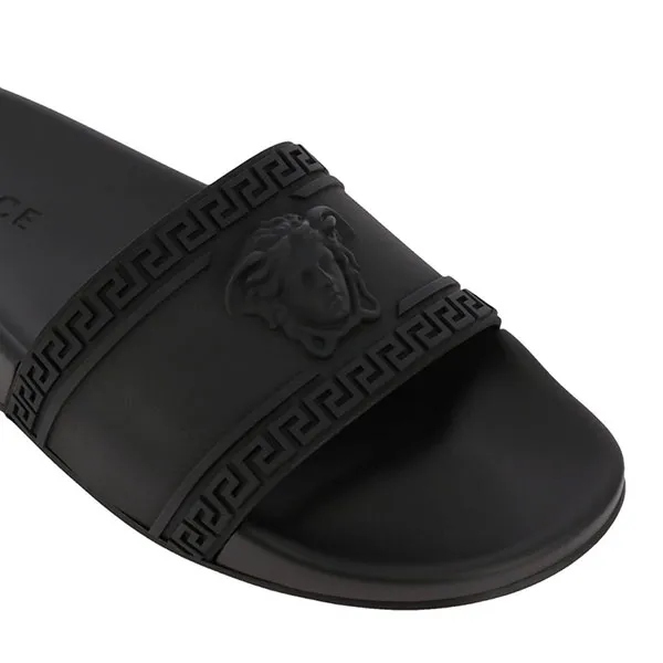Dép Versace Medusa Pool Slide DSU5883 DGO9G D41 Màu Đen Size 40