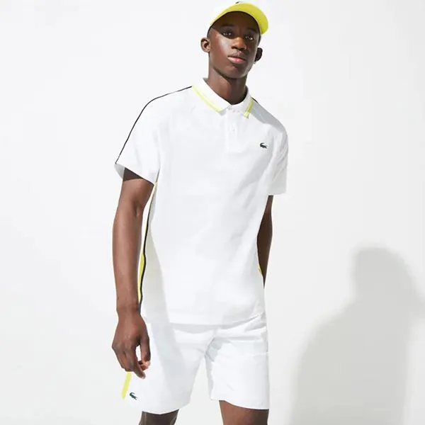 Áo Polo Lacoste Sport Tennis Polo Shirt YH9689-00 Màu Trắng Size M