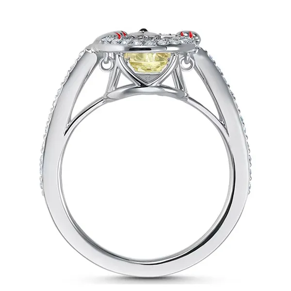 Nhẫn Swarovski Sparkling Dance Cat Ring Màu Bạc Size 52 - Trang sức - Vua Hàng Hiệu