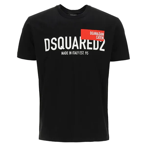 Áo Phông Dsquared2 Red Tag Logo T-Shirt S71GD1021 Màu Đen