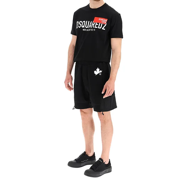 Áo Phông Dsquared2 Red Tag Logo T-Shirt S71GD1021 Màu Đen