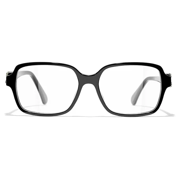 Kính Mắt Cận Chanel Square Frames Eyeglasses CH 3419QB C622 52/16 Màu Đen