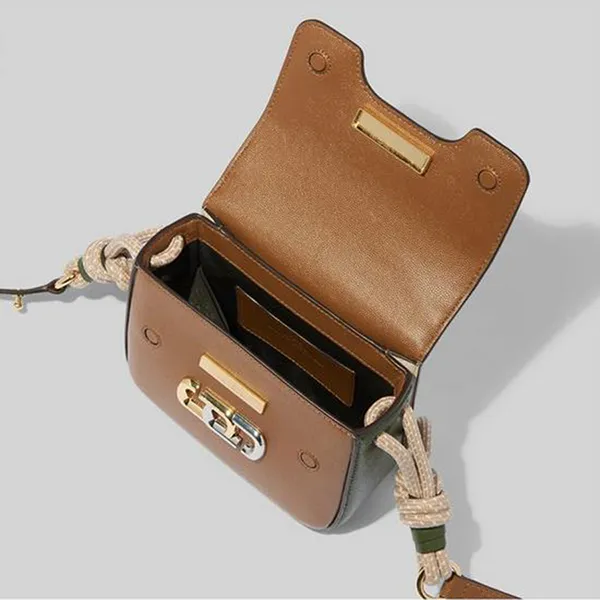 Túi Đeo Chéo Marc Jacobs The J Link Mini Shoulder Bag Multi Màu Nâu Trắng - Túi xách - Vua Hàng Hiệu