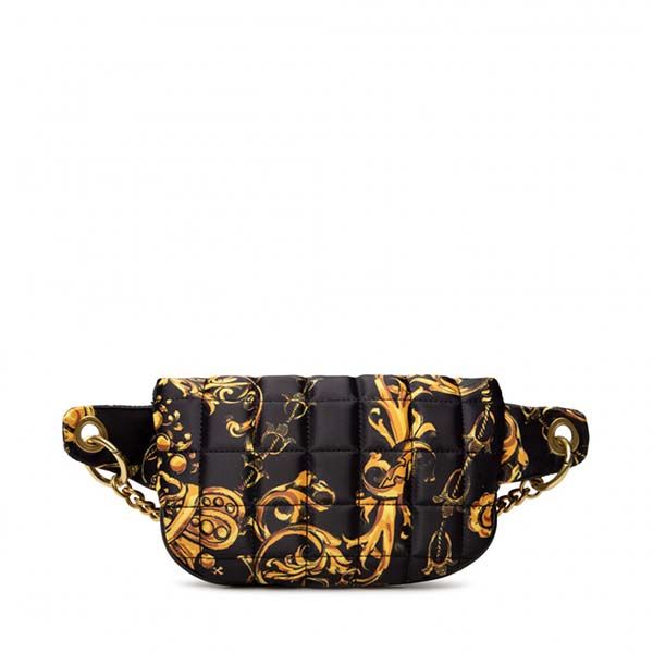 Túi Đeo Hông Versace Jeans Couture Belt Bag 71VA4BB5 ZS062 G89 Màu Đen Vàng - 3