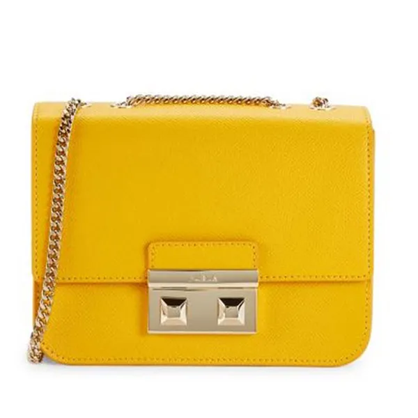 Túi Xách Furla Bella Mini Crossbody Polline New Màu Vàng - Túi xách - Vua Hàng Hiệu