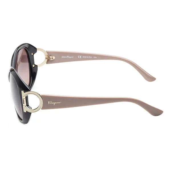 Kính Mát Salvatore Ferragamo Fashion Women's Sunglasses SF668S-001 Màu Đen