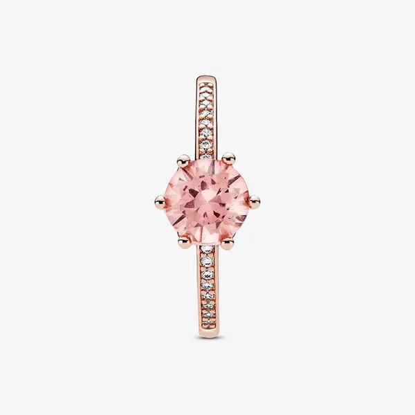 Nhẫn Pandora Pink Sparkling Crown Solitaire Ring Màu Vàng Hồng Size 52 - Trang sức - Vua Hàng Hiệu