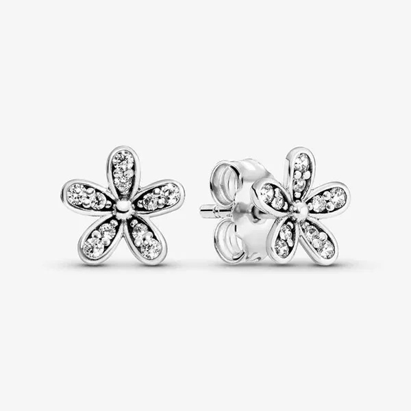 Khuyên Tai Pandora Dazzling Daisies Stud Earrings 290570CZ Màu Bạc - Trang sức - Vua Hàng Hiệu