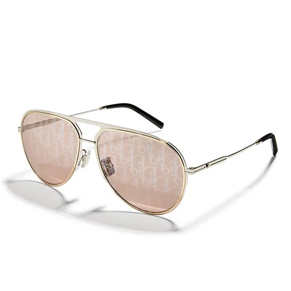 Kính Mát Christian Dior Essential Logo-Monogram Metal Aviator Sunglasses Đổi Màu 60-15 - Kính mắt - Vua Hàng Hiệu