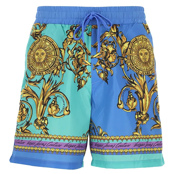 Quần Shorts Versace Jeans Couture 72GAD1D6 CQS28 G12 Màu Xanh Blue - Thời trang - Vua Hàng Hiệu