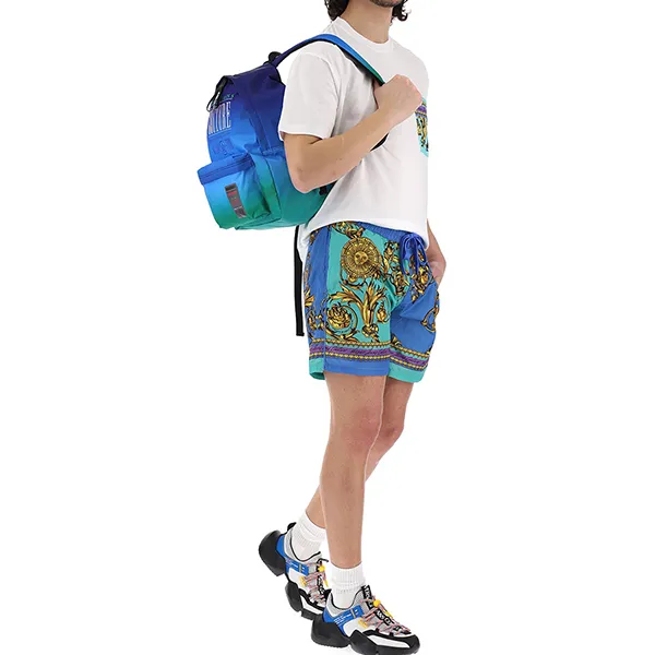 Quần Shorts Versace Jeans Couture 72GAD1D6 CQS28 G12 Màu Xanh Blue - Thời trang - Vua Hàng Hiệu