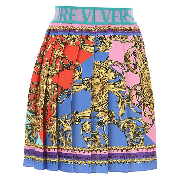 Chân Váy Versace Jeans Couture Gonna Multicolore 72HAE812 NS115 GM4 Phối Màu
