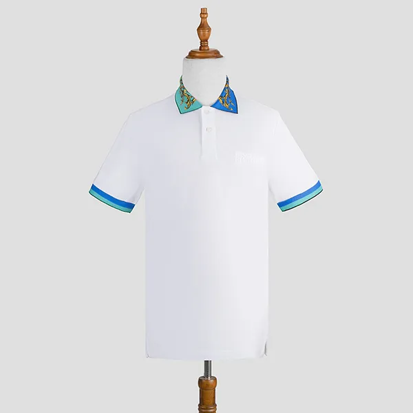 Áo Polo Versace Jeans Couture 72GAGT07 CJ01T Màu Trắng