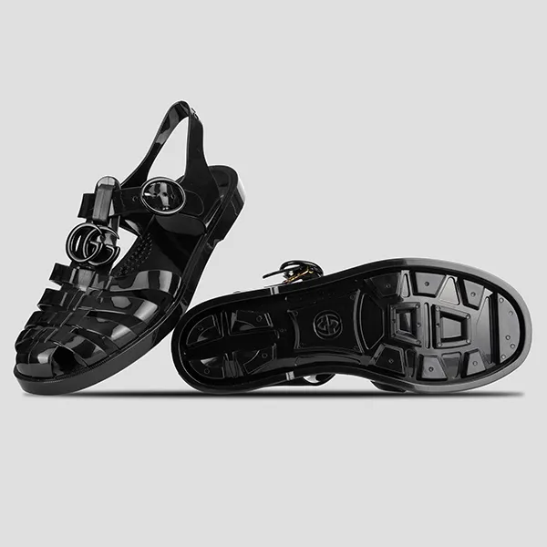 Dép Gucci Gladiator 674132 JFM00 100 Màu Đen Size 42