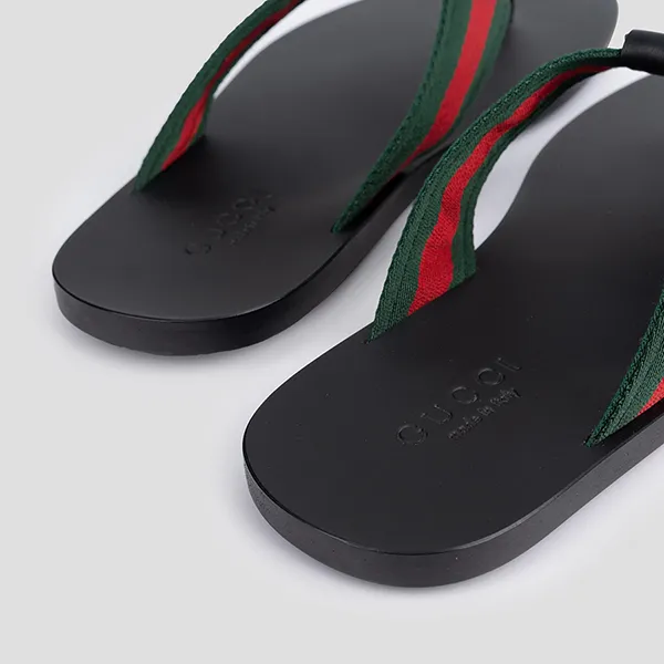 Dép Xỏ Ngón Gucci Quai Dù Phối Màu