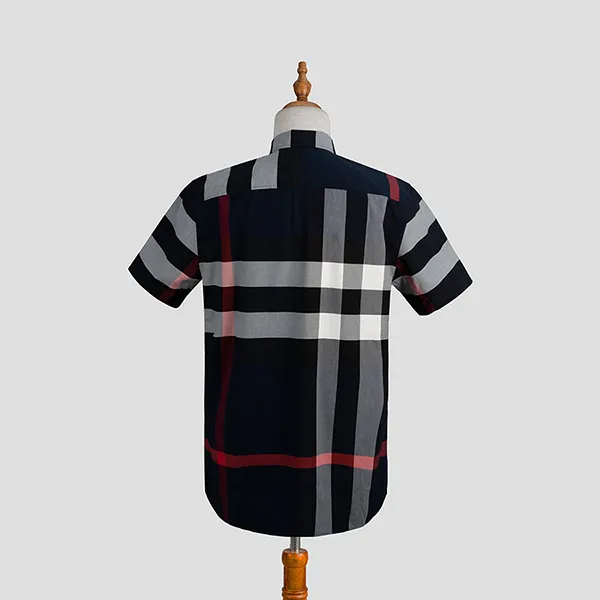 Áo Sơ Mi Burberry 8020855-1003 Màu Xanh Navy Size M