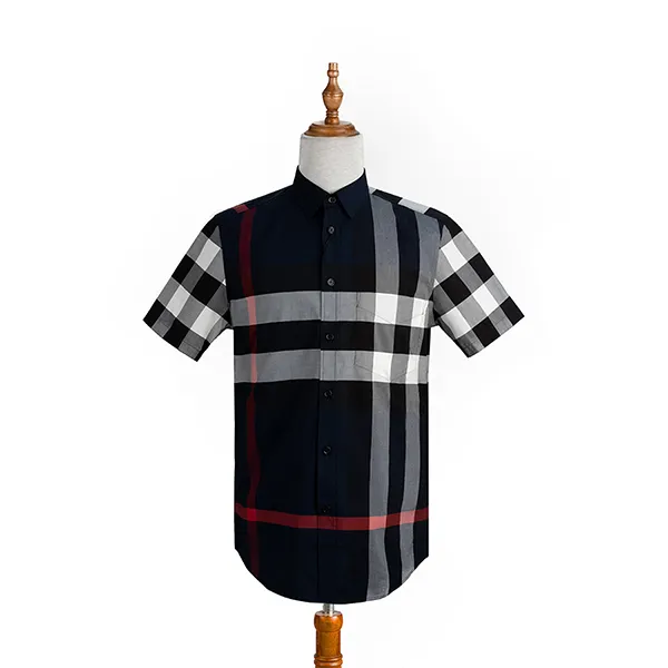 Áo Sơ Mi Burberry 8020855-1003 Màu Xanh Navy Size M