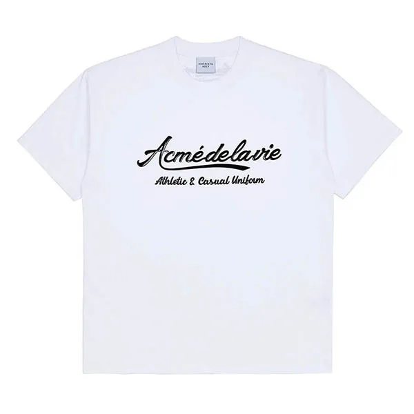 Áo Phông Acmé De La Vie ADLV Gel Printing Logo Short Sleeve T-Shirt Màu Trắng Size 1 - Thời trang - Vua Hàng Hiệu