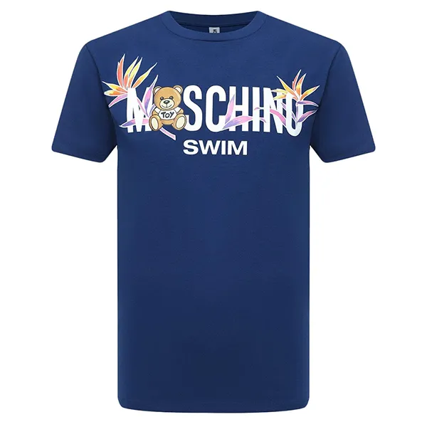 Áo Phông Moschino Swim V1909 2303 Màu Xanh Đậm