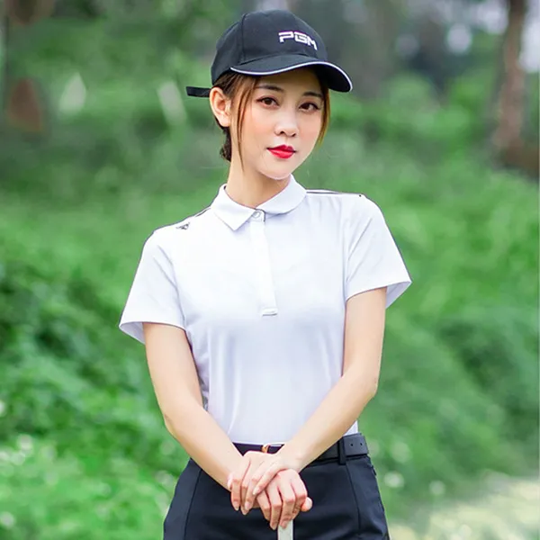 Áo Golf Nữ PGM Women Golf T-Shirt - YF277 Màu Trắng Size L - Thời trang - Vua Hàng Hiệu