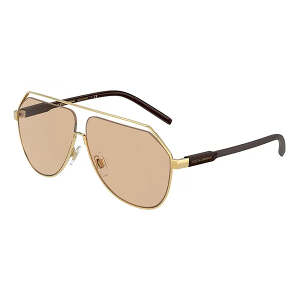 Kính Mát Dolce & Gabbana D&G DG2266-02/73 63-9 Sunglasses Màu Nâu Vàng - Kính mắt - Vua Hàng Hiệu