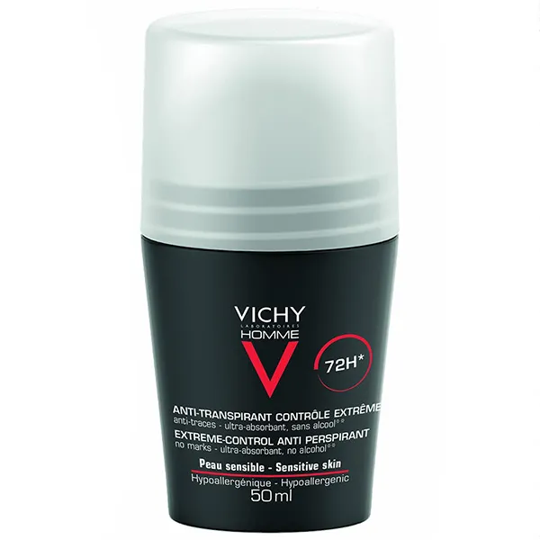 Lăn Khử Mùi Vichy Homme Anti-Transpirant 72h 50ml - Lăn khử mùi - Vua Hàng Hiệu